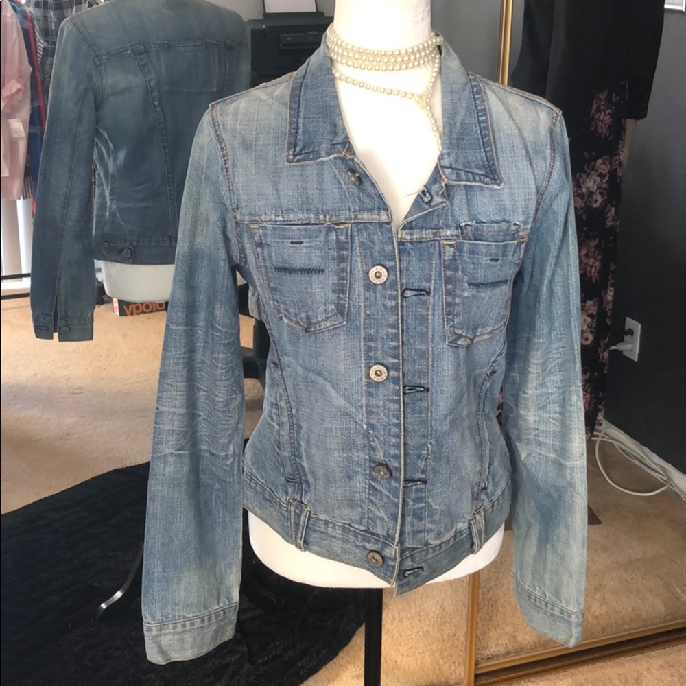 Yanuk Distressed Jean Jacket